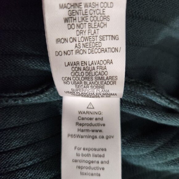 Studio One New York Dress Womens XL Ribbed Knit Button Detail Midi Fit Flaire - Picture 11 of 13